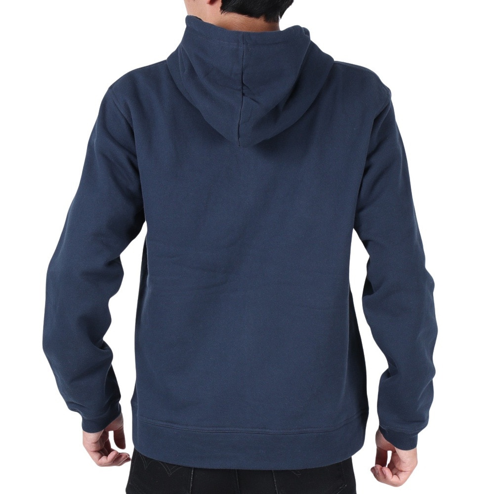 チャムス（CHUMS）（メンズ）スウェット パーカー ブービー ロゴ ジップパーカー CH00-1420-N098 ネイビー×イエロー 裏起毛 綿100
