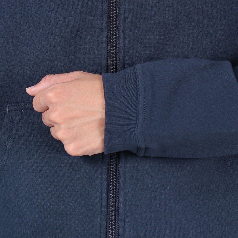 チャムス（CHUMS）（メンズ）スウェット パーカー ブービー ロゴ ジップパーカー CH00-1420-N098 ネイビー×イエロー 裏起毛 綿100
