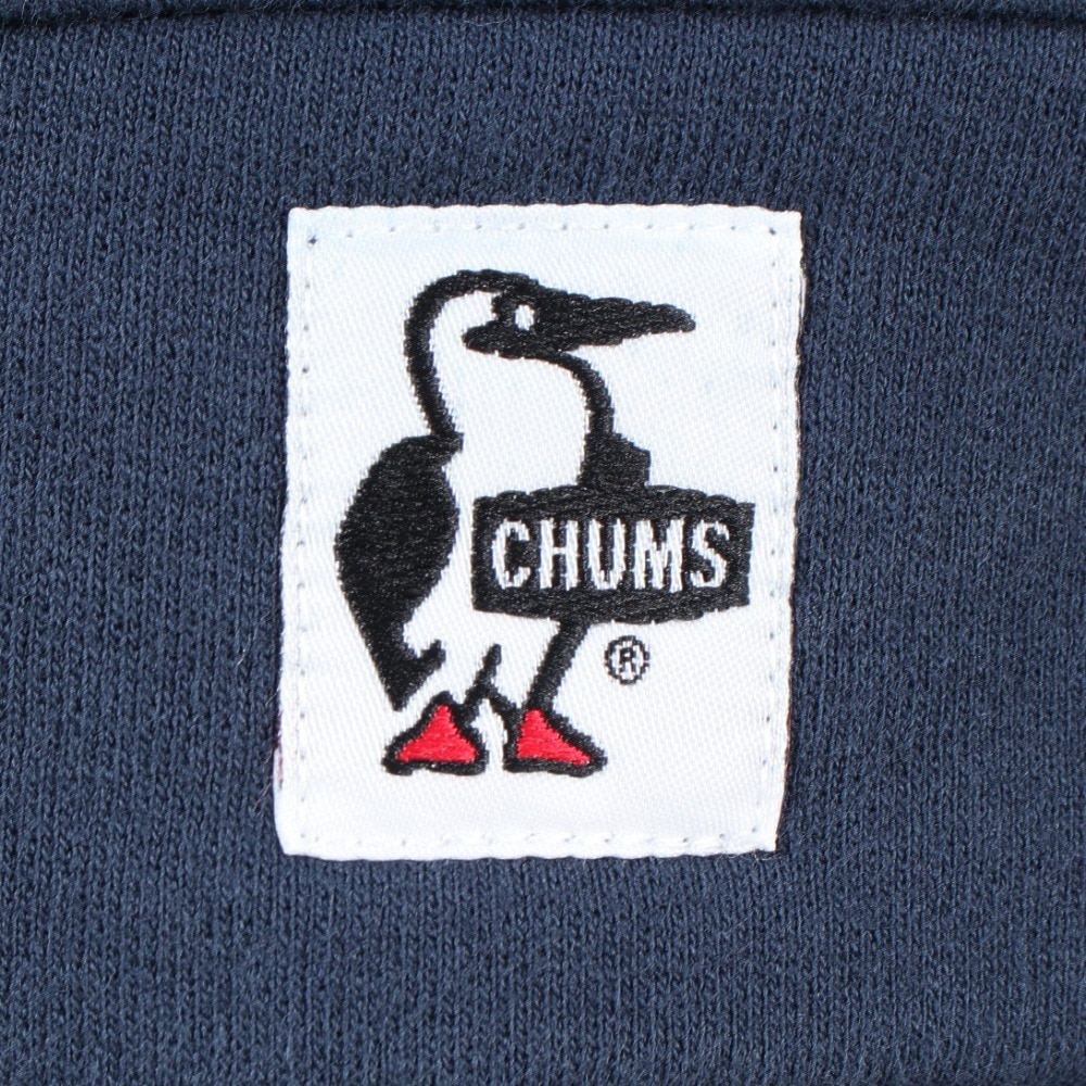 チャムス（CHUMS）（メンズ）スウェット パーカー ブービー ロゴ ジップパーカー CH00-1420-N098 ネイビー×イエロー 裏起毛 綿100