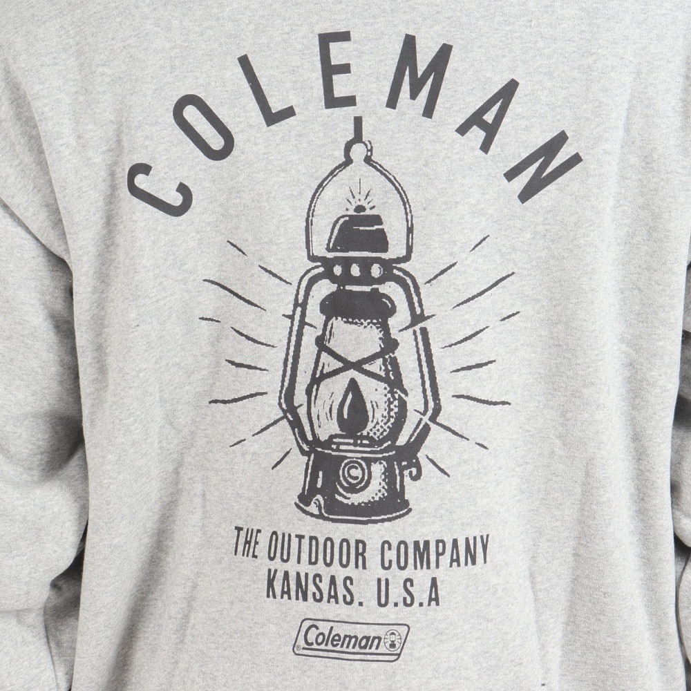 コールマン（Coleman）（メンズ）トレーナ― スウェット スタンドカラートレーナー X6353A GRY ライトグレー