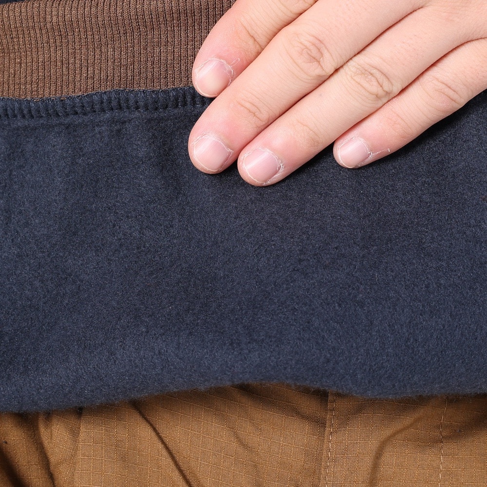 クリフメイヤー（KRIFF MAYER）（メンズ）トレーナー スウェット 裏起毛 マルチカラー ハーフジップ 2327801-79 NAVY ネイビー 綿100
