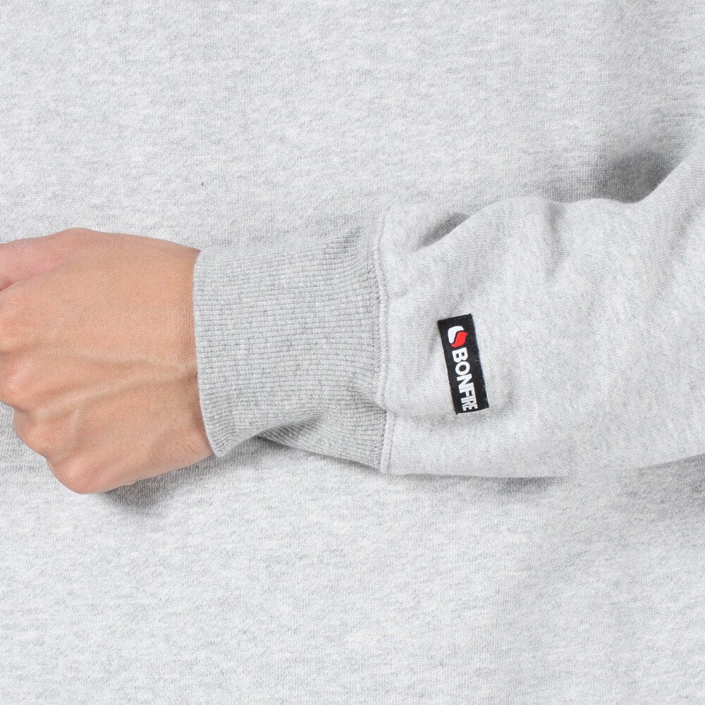ボンファイア（Bonfire）（メンズ）スウェット 無地 DRAFT FLEECE ドラフトフリース トレーナー 50BNF3FCD2287 GRY グレー