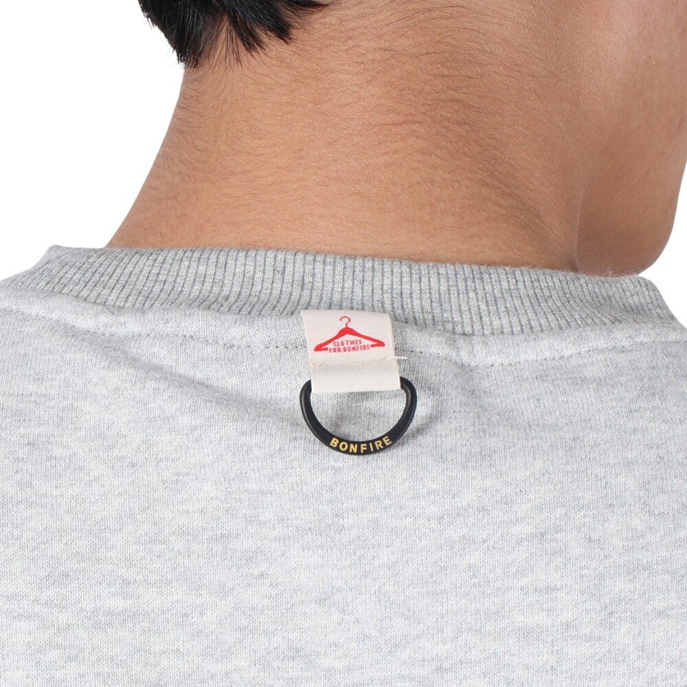 ボンファイア（Bonfire）（メンズ）スウェット 無地 DRAFT FLEECE ドラフトフリース トレーナー 50BNF3FCD2287 GRY グレー
