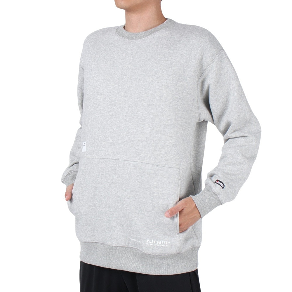 ボンファイア（Bonfire）（メンズ）スウェット 無地 DRAFT FLEECE ドラフトフリース トレーナー 50BNF3FCD2287 GRY グレー