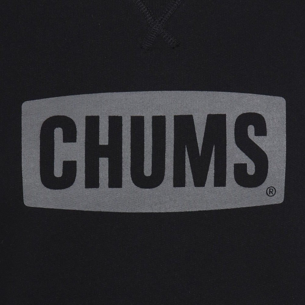 チャムス（CHUMS）（メンズ）スウェット トレーナー チャムス ロゴ クルートップ CH00-1416-K083 ブラック 裏起毛 綿100