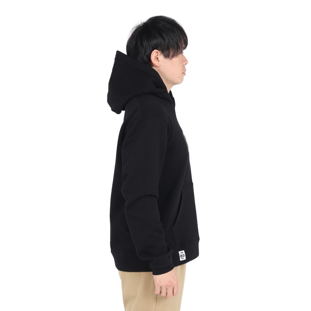 チャムス（CHUMS）（メンズ）スウェット パーカー チャムス ロゴ プルオーバー CH00-1418-K083 ブラック 裏起毛 綿100