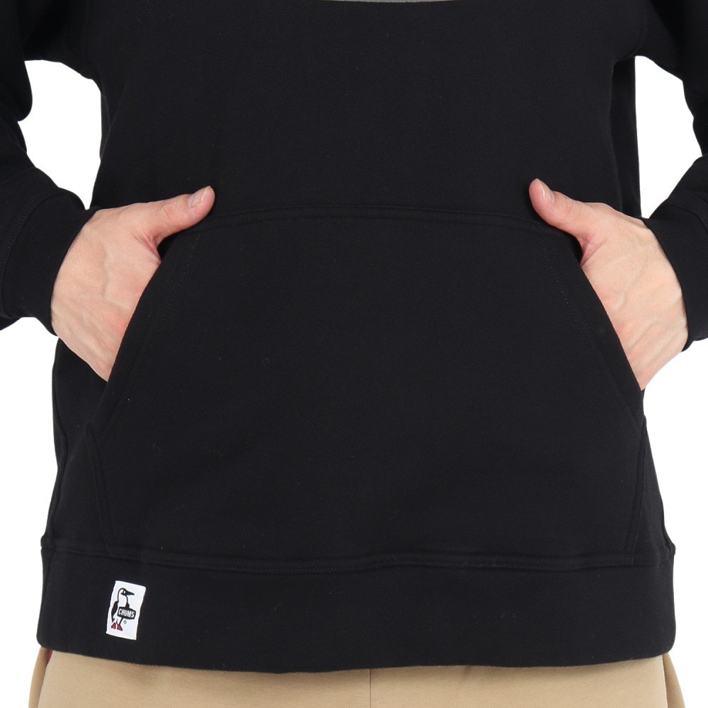 チャムス（CHUMS）（メンズ）スウェット パーカー チャムス ロゴ プルオーバー CH00-1418-K083 ブラック 裏起毛 綿100