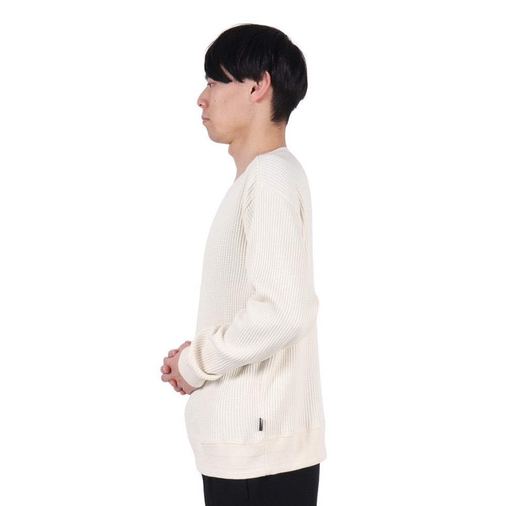 カブー（KAVU）（メンズ）マービンズクルー ワッフルシャツ 19820127 ホワイト トレーナー スウェット