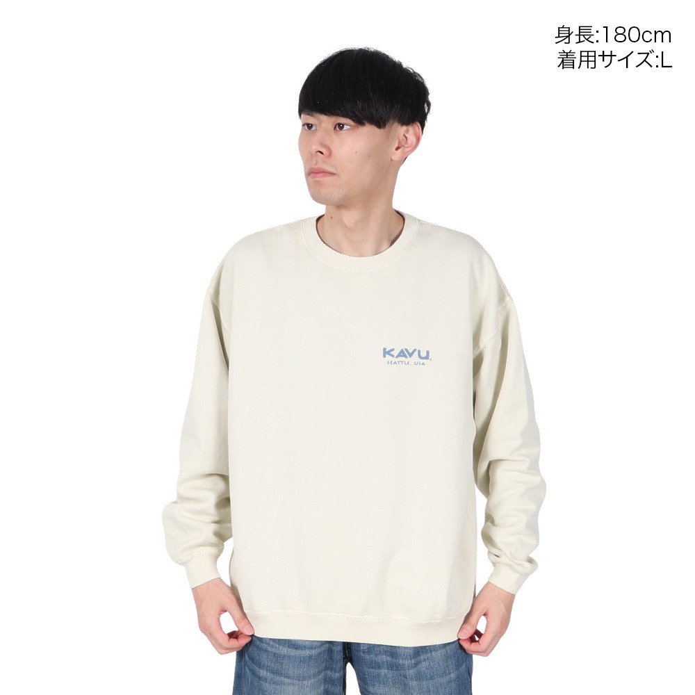 カブー（KAVU）（メンズ）マウンテンロゴスウェット 19823016 トレーナー