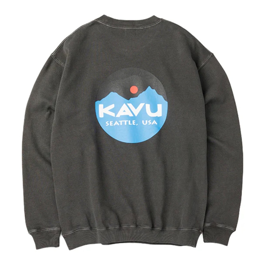 カブー（KAVU）（メンズ）マウンテンロゴスウェット 19823016