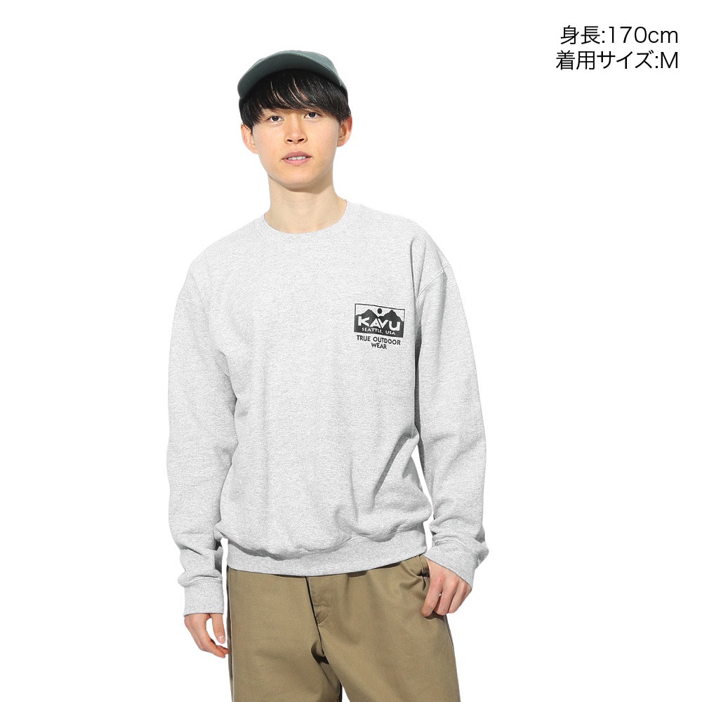 カブー（KAVU）（メンズ）トゥルーロゴスウェット 19823037 トレーナー