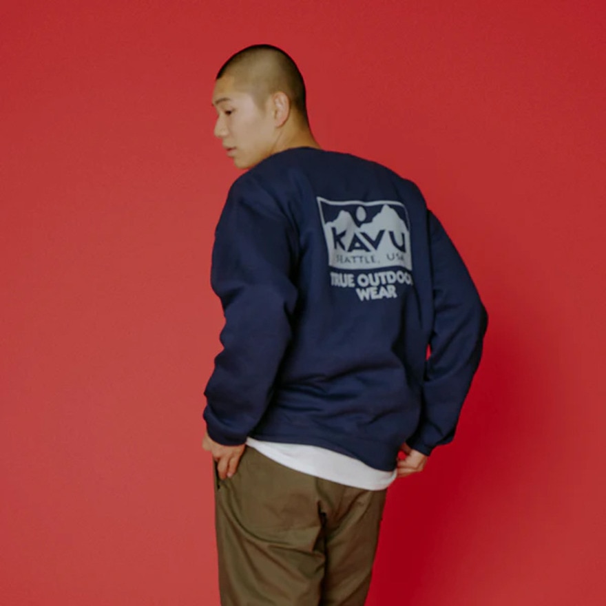カブー（KAVU）（メンズ）トゥルーロゴスウェット 19823037 トレーナー
