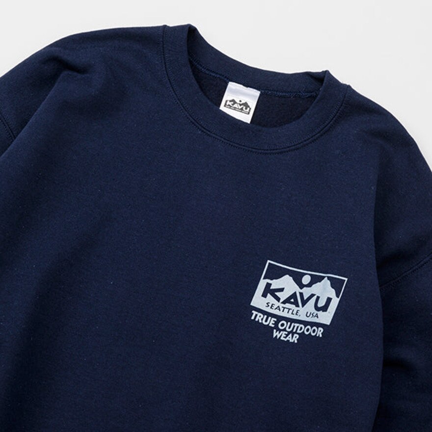 カブー（KAVU）（メンズ）トゥルーロゴスウェット 19823037 トレーナー