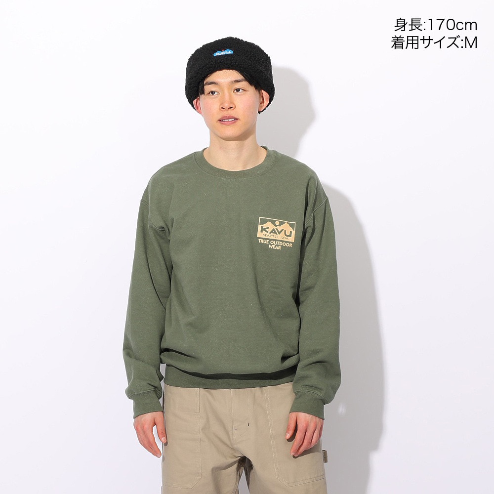 カブー（KAVU）（メンズ）トゥルーロゴスウェット 19823037 トレーナー