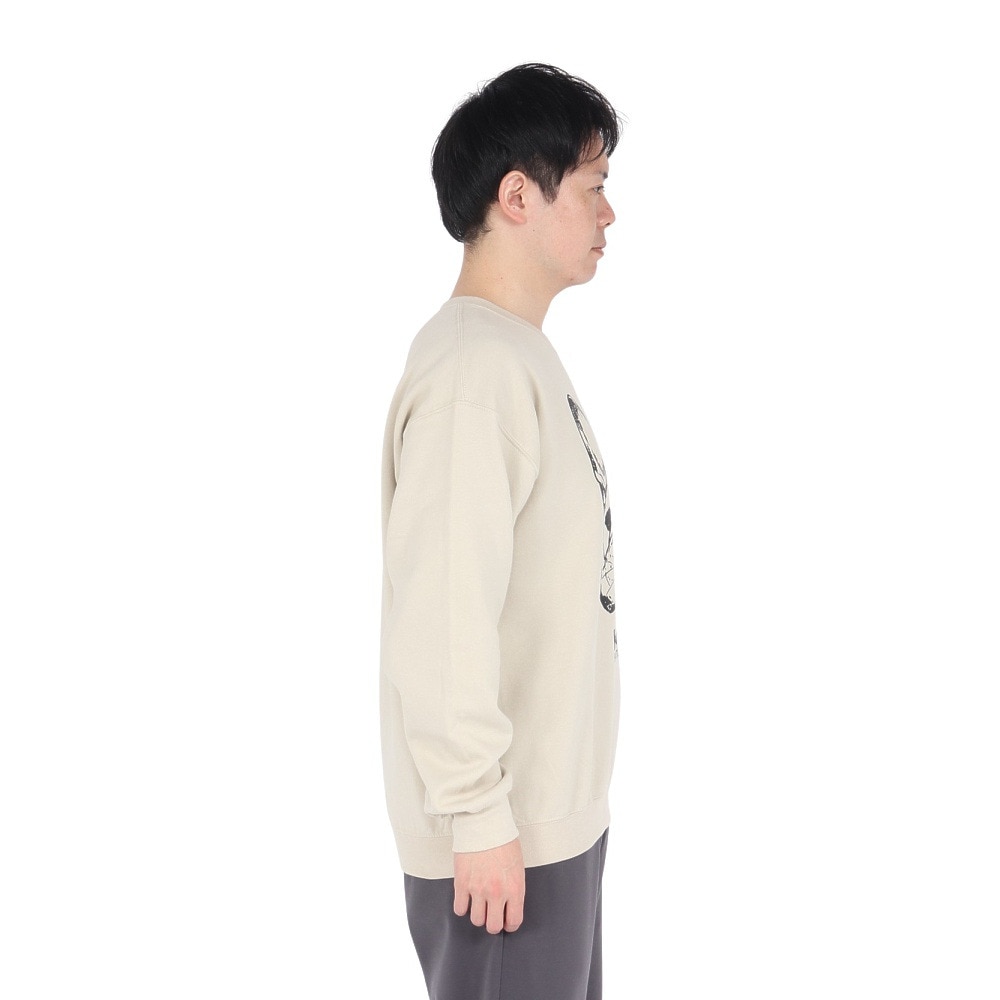 カブー（KAVU）（メンズ）ドッグスウェットシャツ 19823040 サンド トレーナー