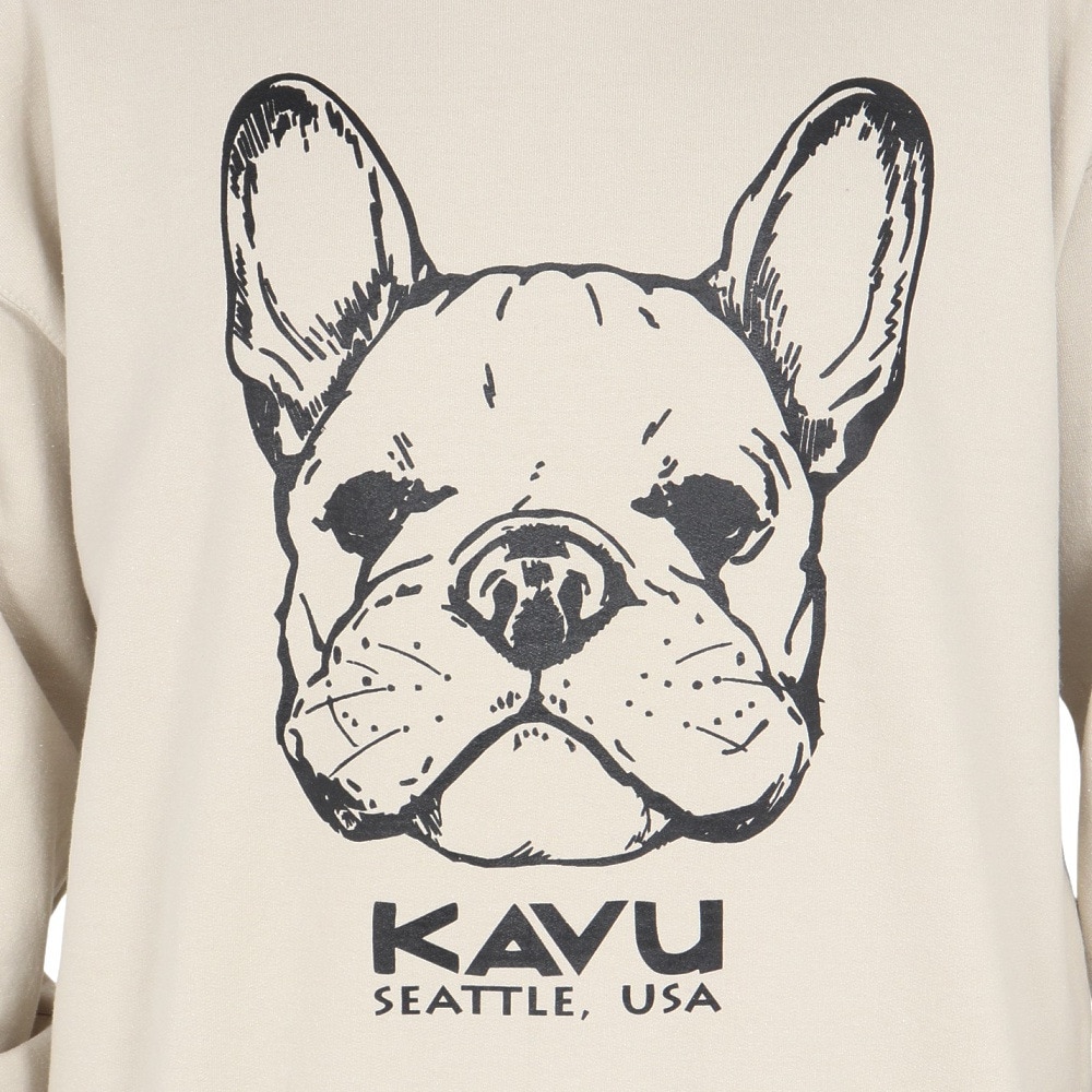 カブー（KAVU）（メンズ）ドッグスウェットシャツ 19823040 サンド トレーナー