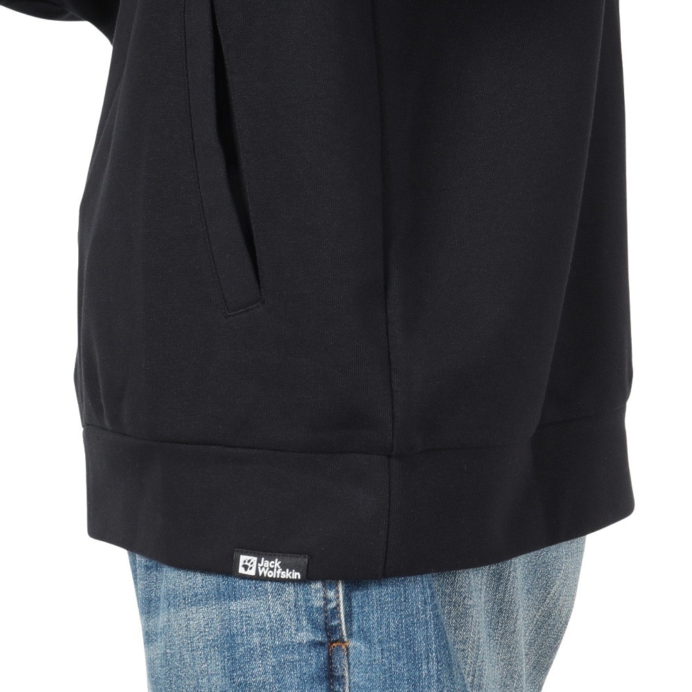 ジャックウルフスキン（JackWolfskin）（メンズ、レディース）ハウリングウルフ ハーフジップ スウェットシャツ A63196-6000
