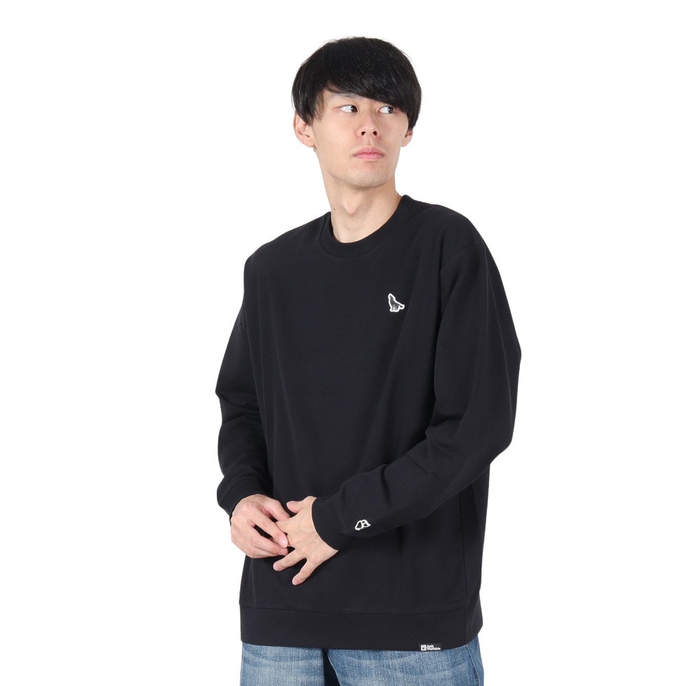 ジャックウルフスキン（JackWolfskin）（メンズ、レディース）ハウリングウルフ スウェットシャツ A63210-6000