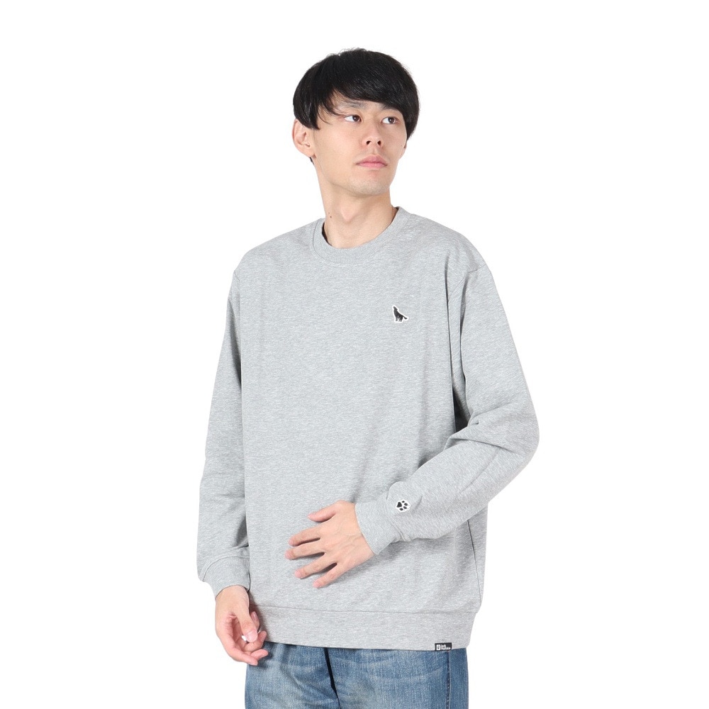 ジャックウルフスキン（JackWolfskin）（メンズ、レディース）ハウリングウルフ スウェットシャツ A63210-6203