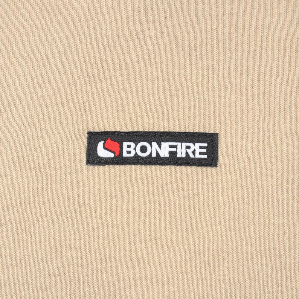 ボンファイア（Bonfire）（メンズ）STENCIL CREW スウェットシャツ 50BNF4FCD2365 BEG