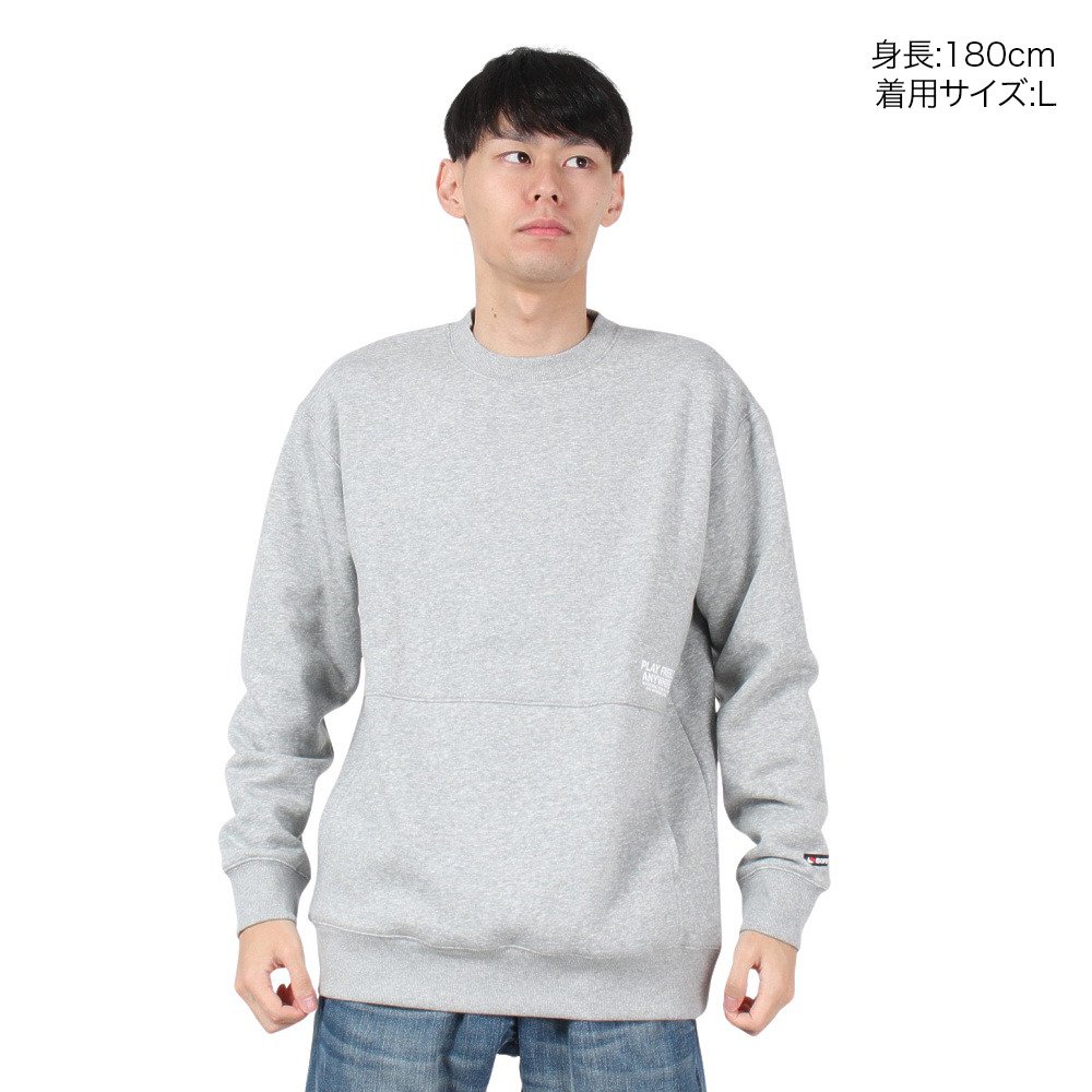 BonFire（BonFire）（メンズ）AW YOU WISH クルーネック スウェットシャツ 50BNF4FCD2366 GRY