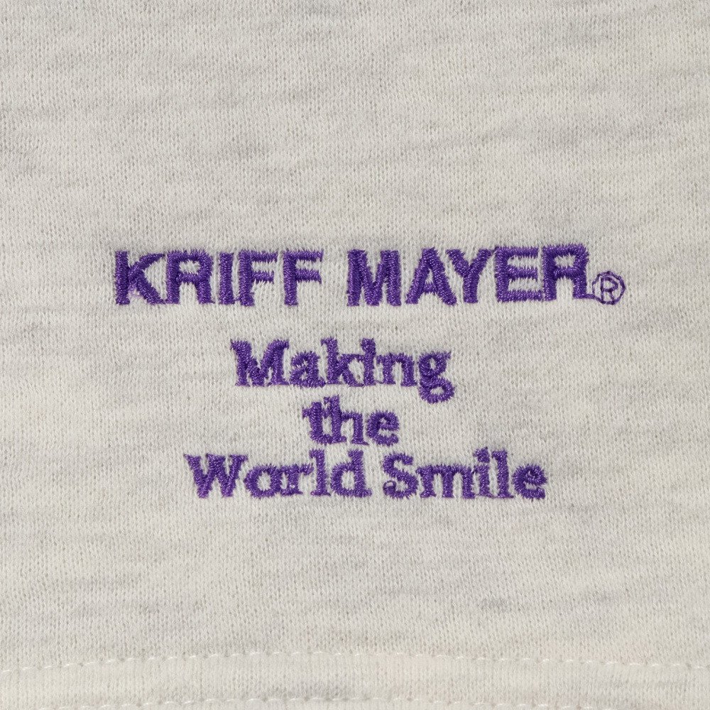 クリフメイヤー（KRIFF MAYER）（メンズ）裏起毛レトロカラークルー 2527200:23:OATMEAL