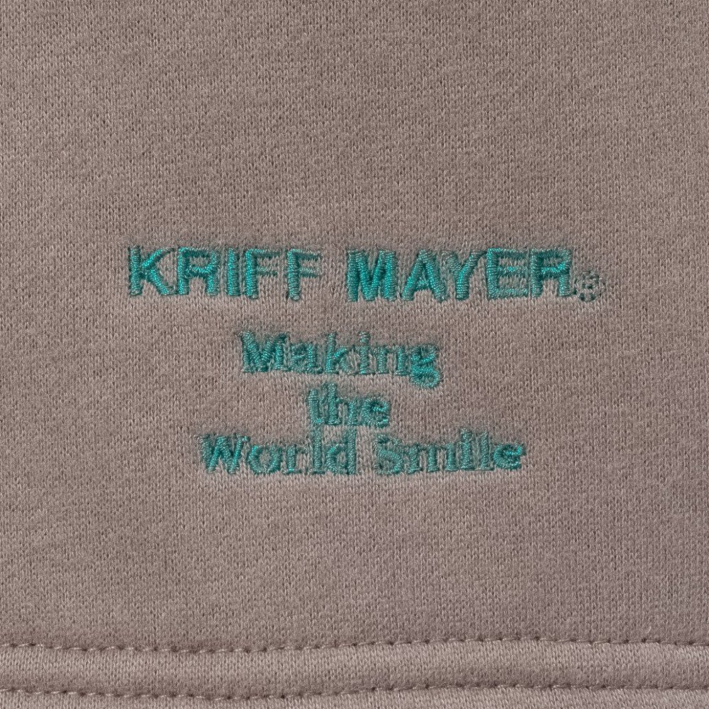 クリフメイヤー（KRIFF MAYER）（メンズ）裏起毛 レトロカラークルーネック スウェットシャツ 2527200:26:GREIGE