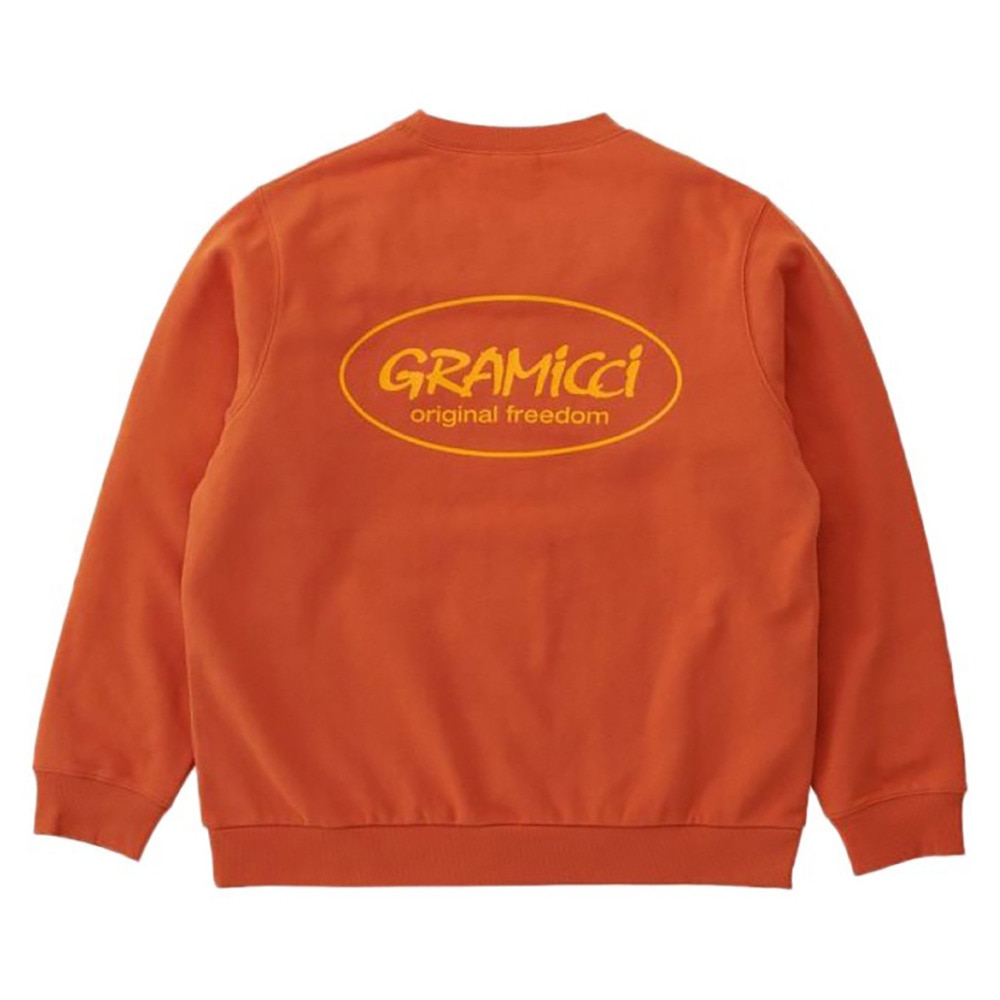 グラミチ（Gramicci）（メンズ）OR FREEDOM スウェット G5FU-J093-BURNT ORANGE