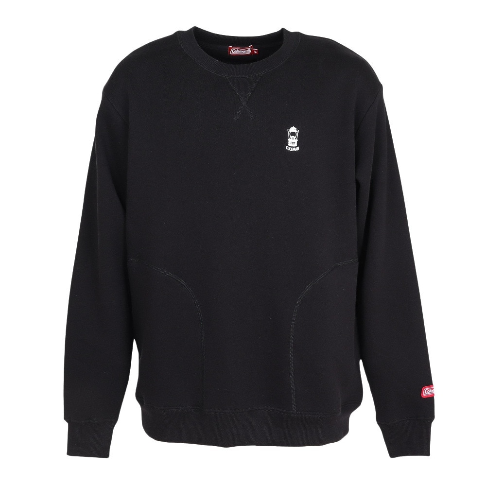 コールマン（Coleman）（メンズ）ワンポイントクルーネックトレーナー X6560A BLK