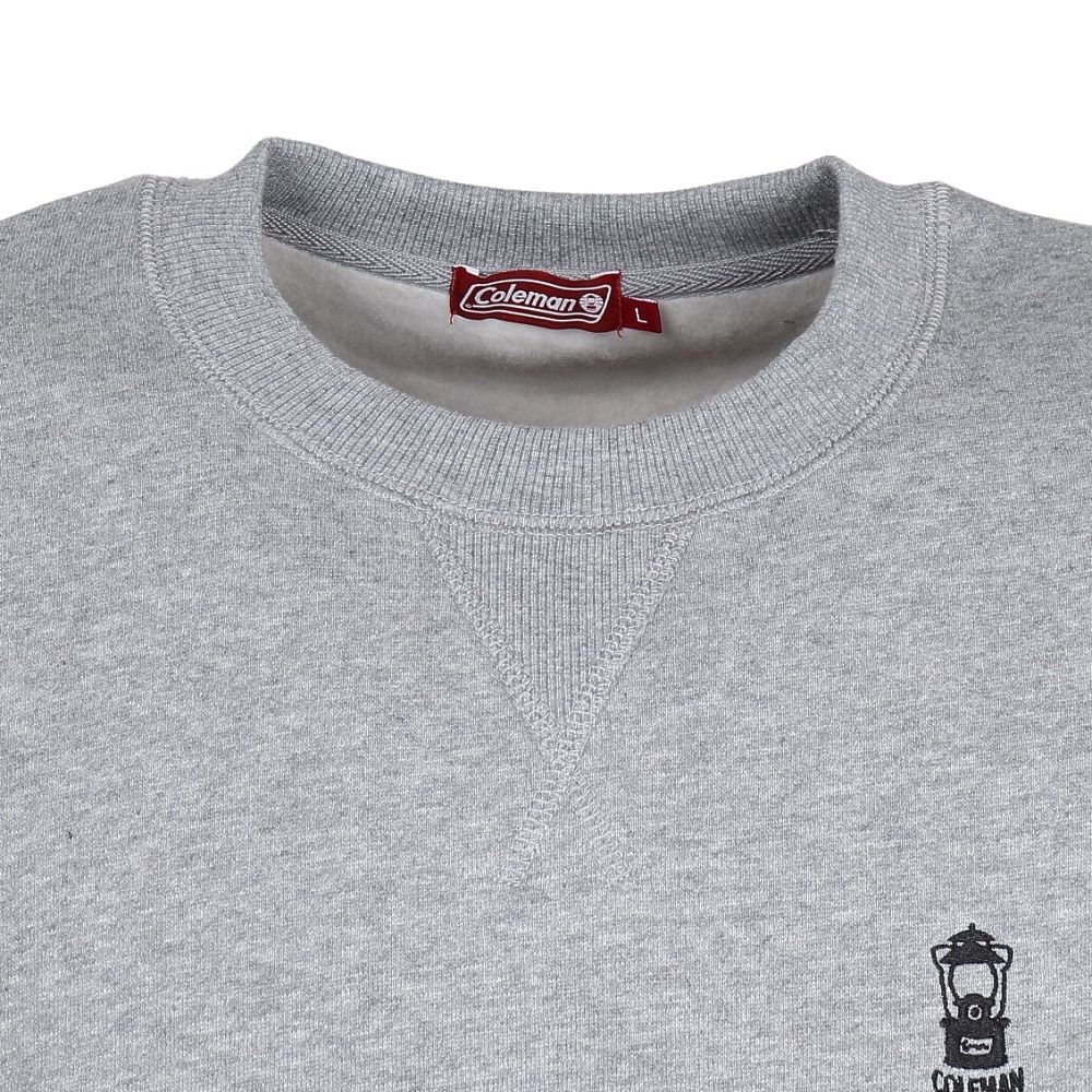 コールマン（Coleman）（メンズ）ワンポイントクルーネックトレーナー X6560A GRY