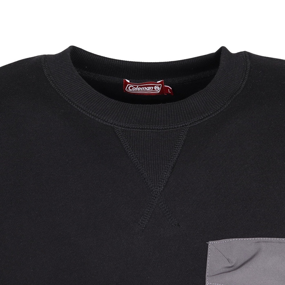 コールマン（Coleman）（メンズ）布帛ポケットトレーナー X6561A BLK