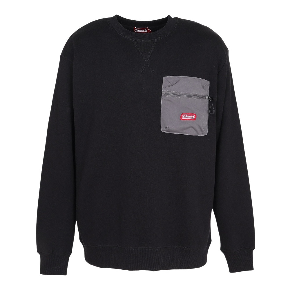 コールマン（Coleman）（メンズ）布帛ポケットトレーナー X6561A BLK
