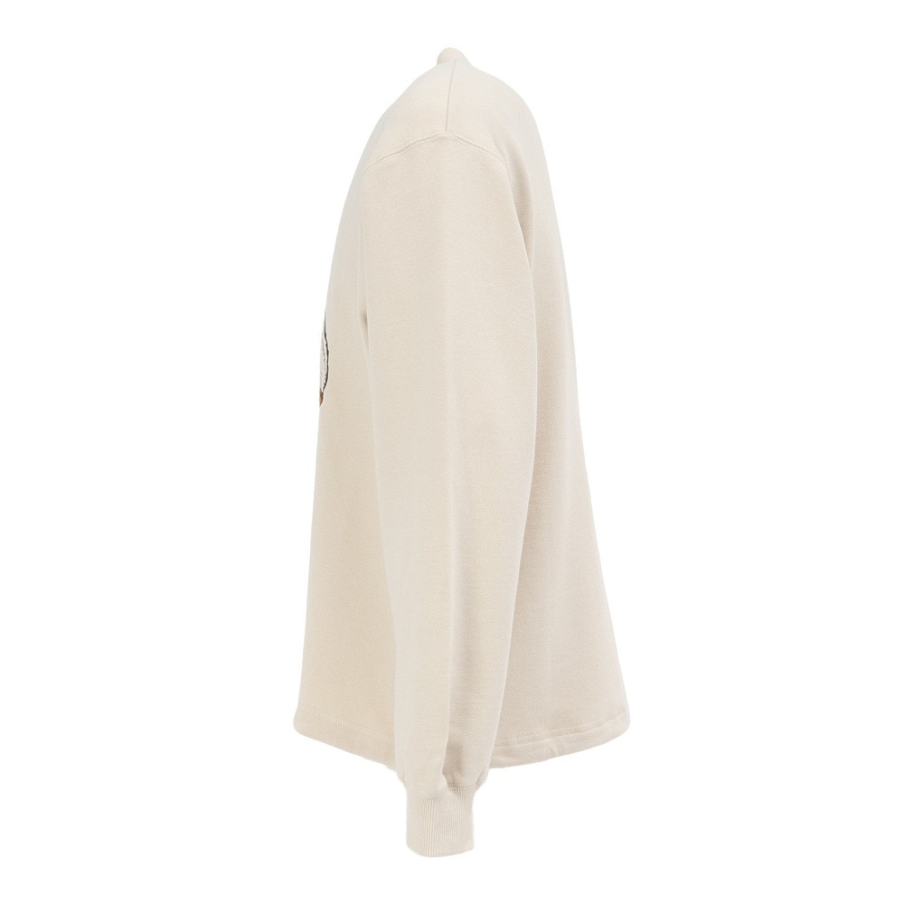 ゴースローキャラバン（GOSLOWCARAVAN）（メンズ）空紡糸裏毛 スキレットピザクマ ヘムスピンドルクルースウェットシャツ 352606 IVY