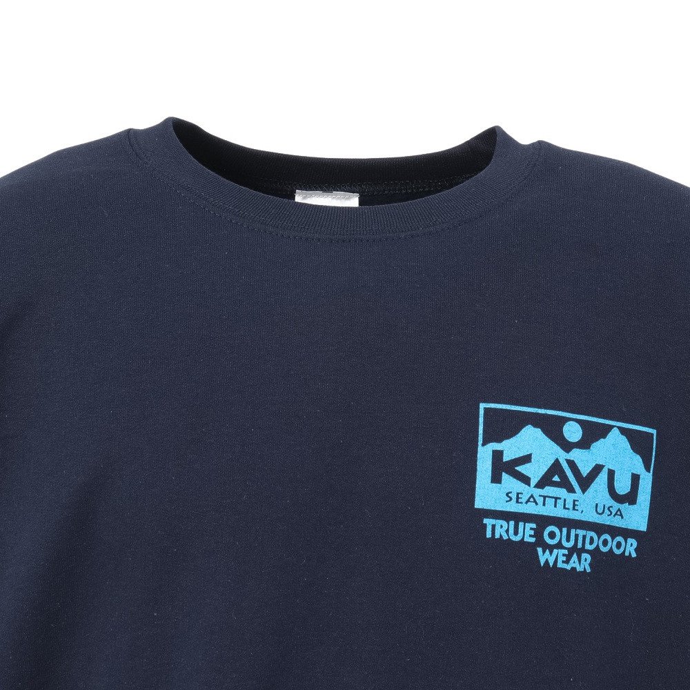 カブー（KAVU）（メンズ）トゥルーロゴスウェット トレーナー 19822333 ネイビー