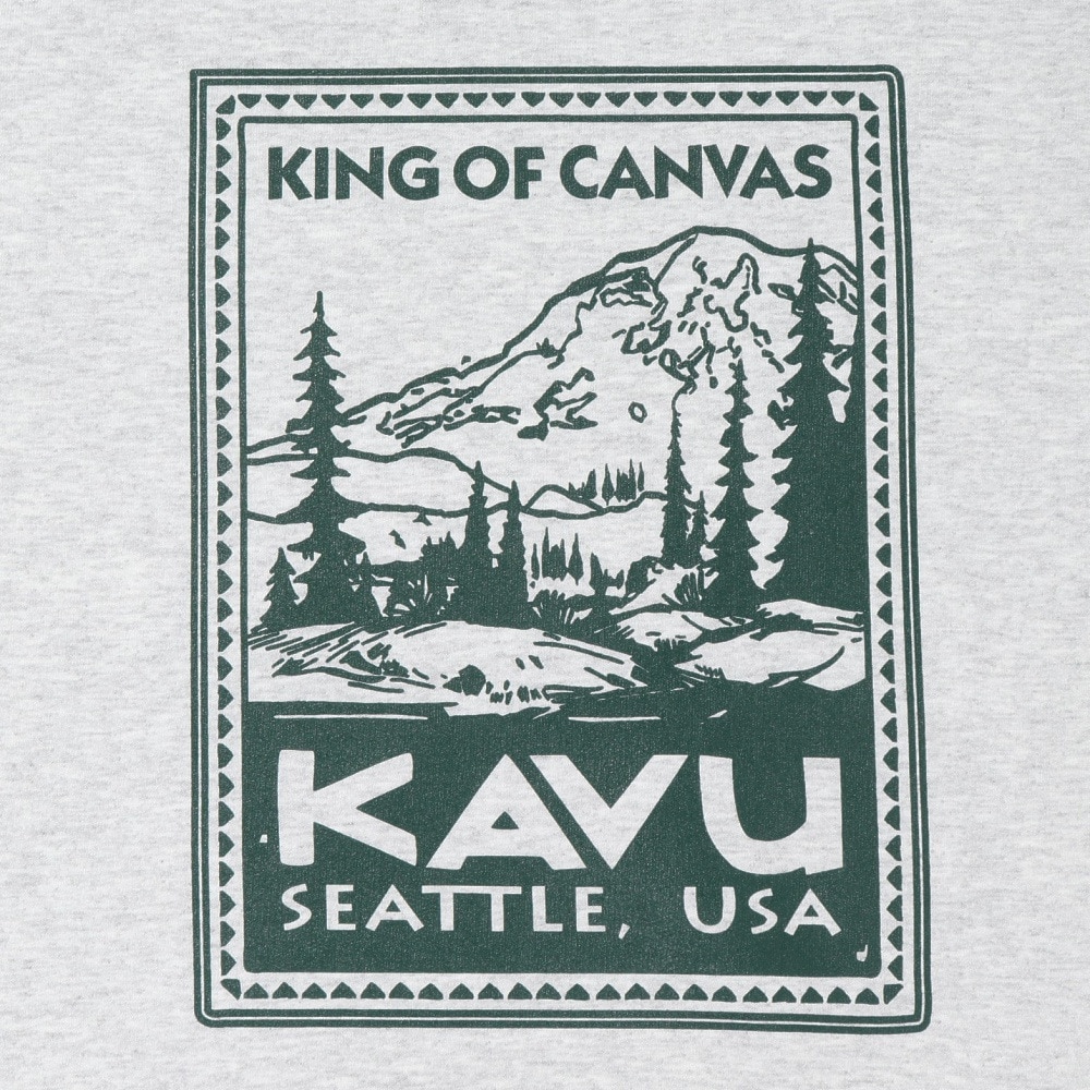 カブー(KAVU)スタンプスウェット トレーナー 19822335 アッシュ(Men’s) カブー（KAVU）（メンズ）スタンプスウェット トレーナー 19822335