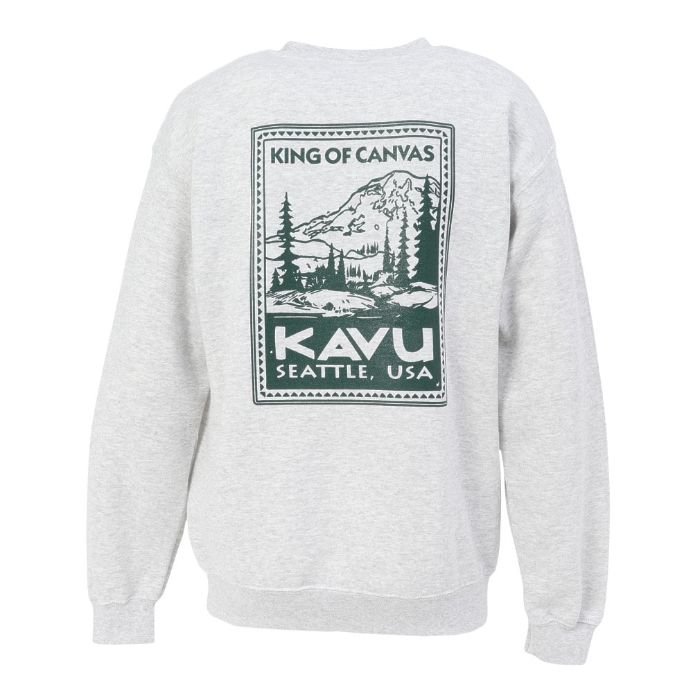 カブー（KAVU）（メンズ）スタンプスウェット トレーナー 19822335