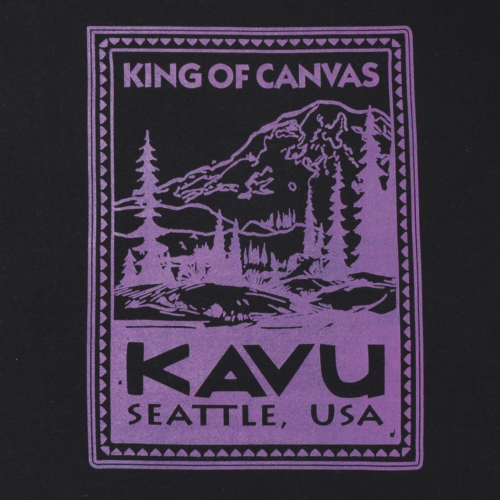 カブー（KAVU）（メンズ）スタンプスウェット トレーナー 19822335 ブラック