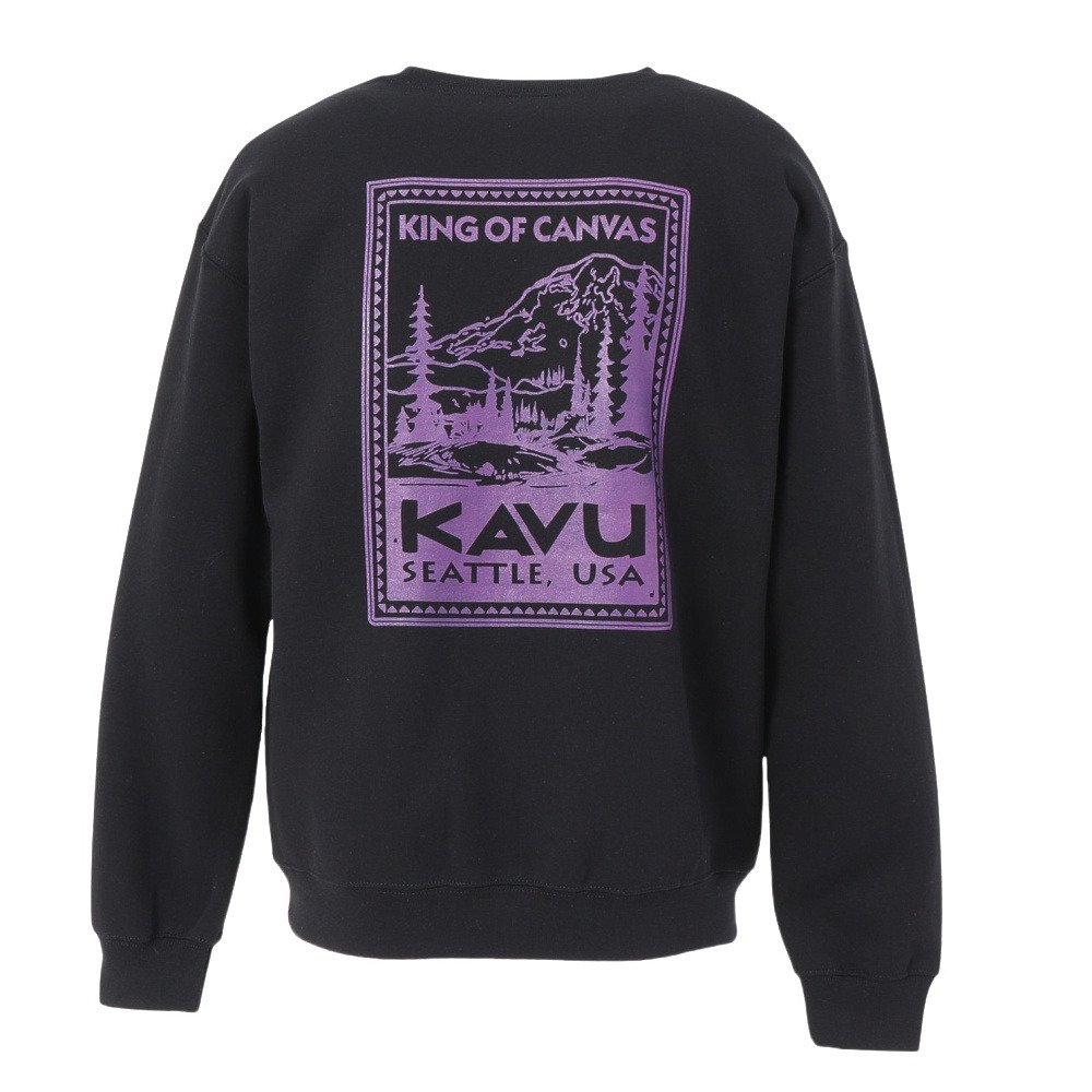 カブー（KAVU）（メンズ）スタンプスウェット トレーナー 19822335 ブラック