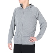 (メンズ)INSECT SHIELD ジップフーデッドロングスリーブTシャツ HM4-V103