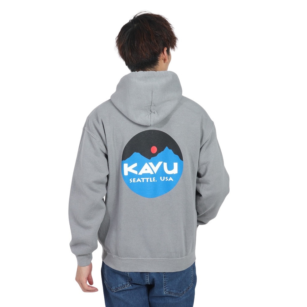 カブー（KAVU）（メンズ）サークルロゴパーカ 19821931 GRY パーカー