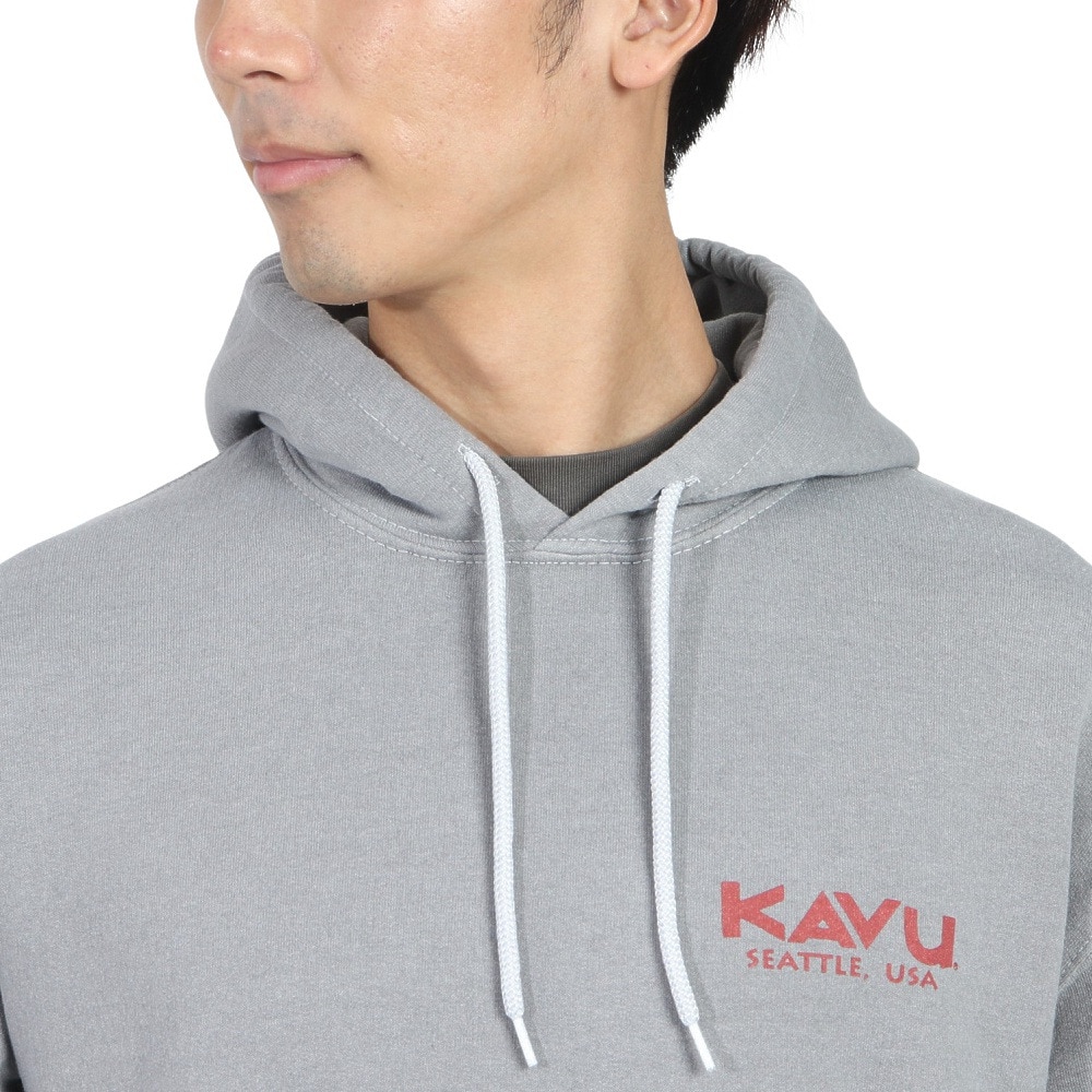 カブー（KAVU）（メンズ）サークルロゴパーカ 19821931 GRY パーカー