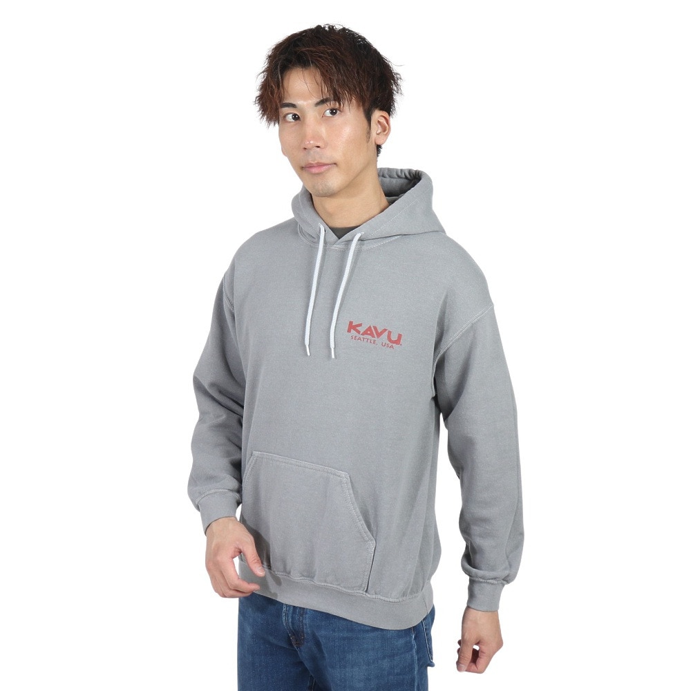 カブー（KAVU）（メンズ）サークルロゴパーカ 19821931 GRY パーカー