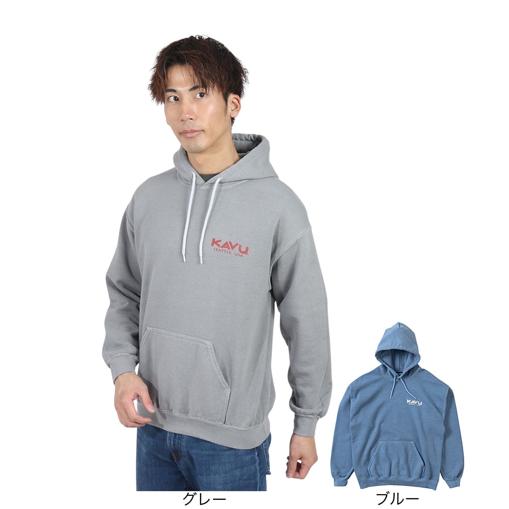 カブー（KAVU）（メンズ）サークルロゴパーカ 19821931 GRY パーカー