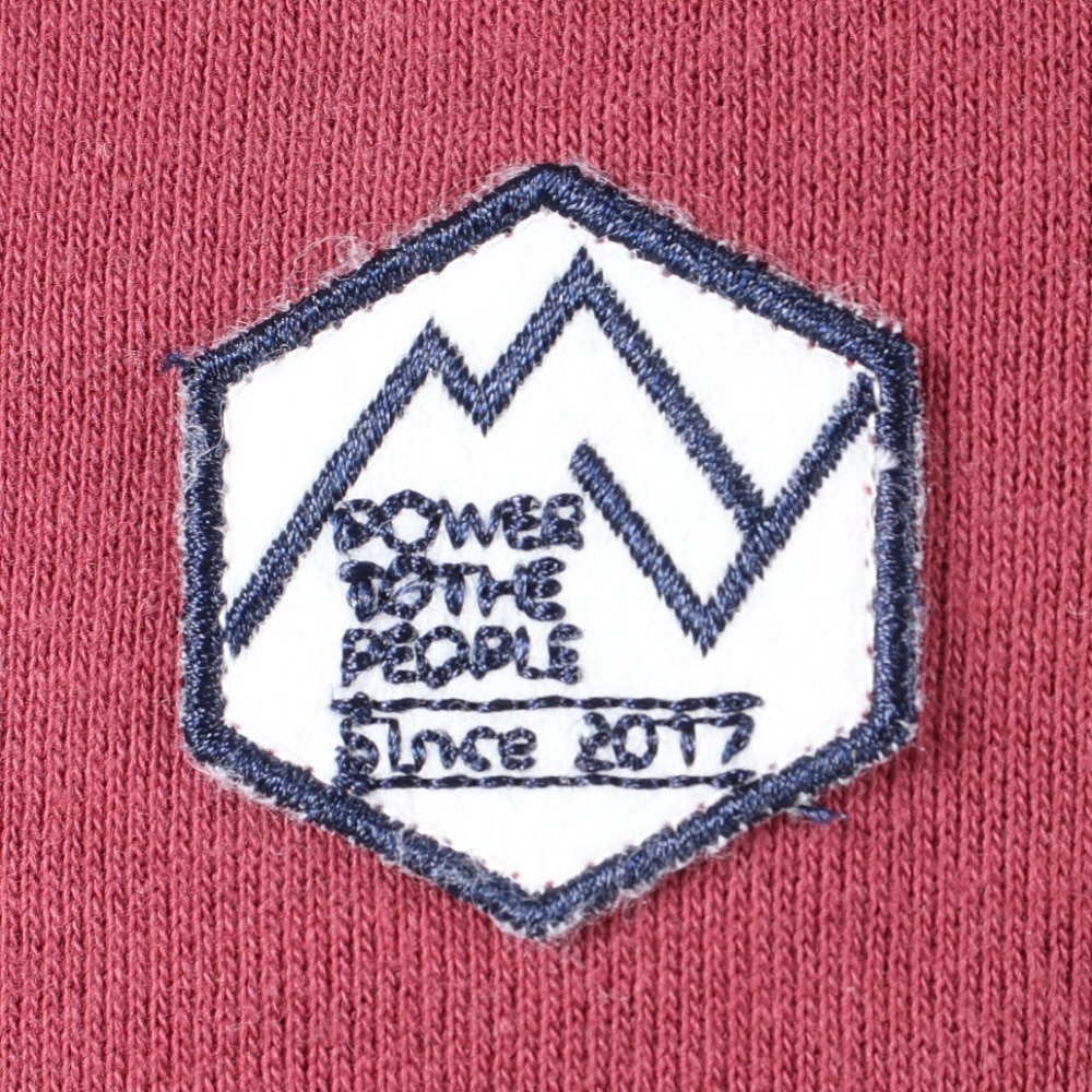 パワー・トゥ・ザ・ピープル（POWER TO THE PEOPLE）（メンズ）スウェット パーカー MOVING サムホールパーカー 3901106-80 A レッド 綿100