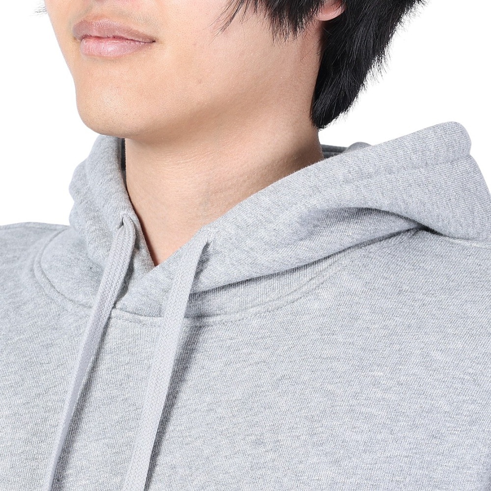 クリフメイヤー（KRIFF MAYER）（メンズ）スウェット 裏起毛 パーカー フードロゴ 2323103-15 GRAY グレー 綿100 ほどよい厚地