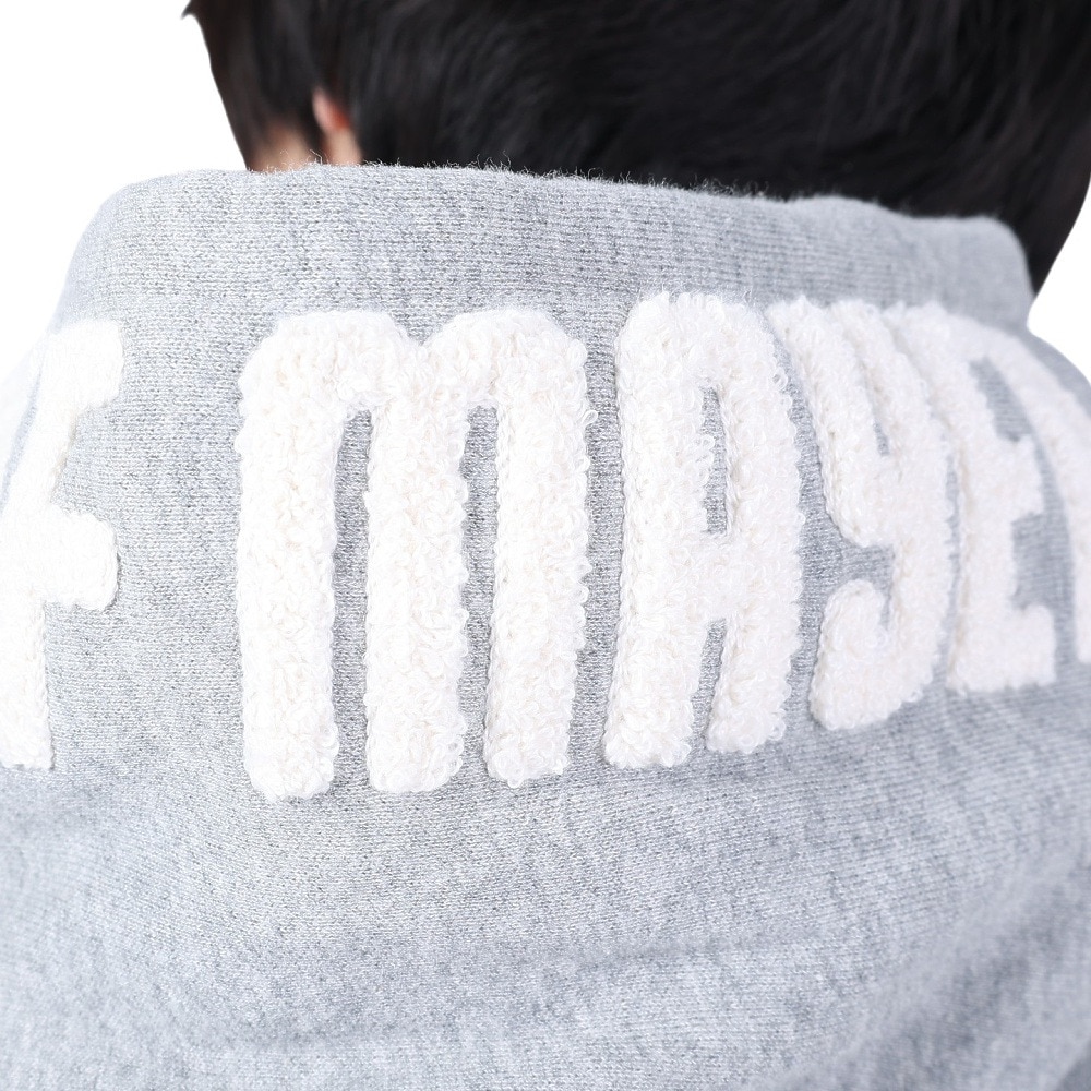 クリフメイヤー（KRIFF MAYER）（メンズ）スウェット 裏起毛 パーカー フードロゴ 2323103-15 GRAY グレー 綿100 ほどよい厚地