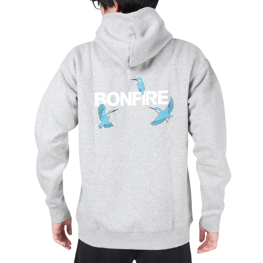 ボンファイア（Bonfire）（メンズ）FLIGHT FLEECE フーディ 50BNF3FCD2289 GRY