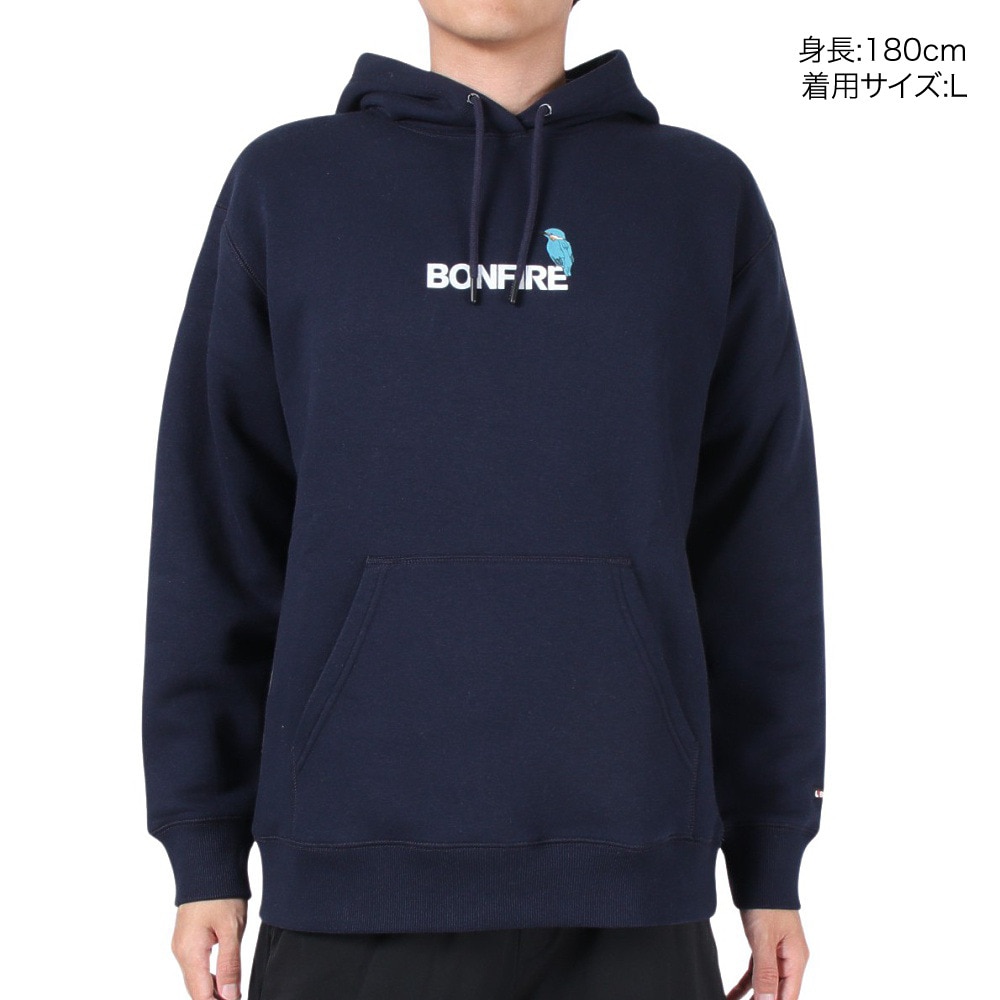 ボンファイア（Bonfire）（メンズ）FLIGHT FLEECE フーディ 50BNF3FCD2289 NVY