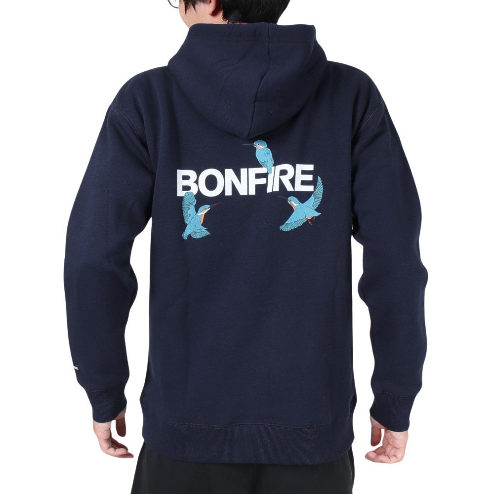 ボンファイア（Bonfire）（メンズ）FLIGHT FLEECE フーディ 50BNF3FCD2289 NVY