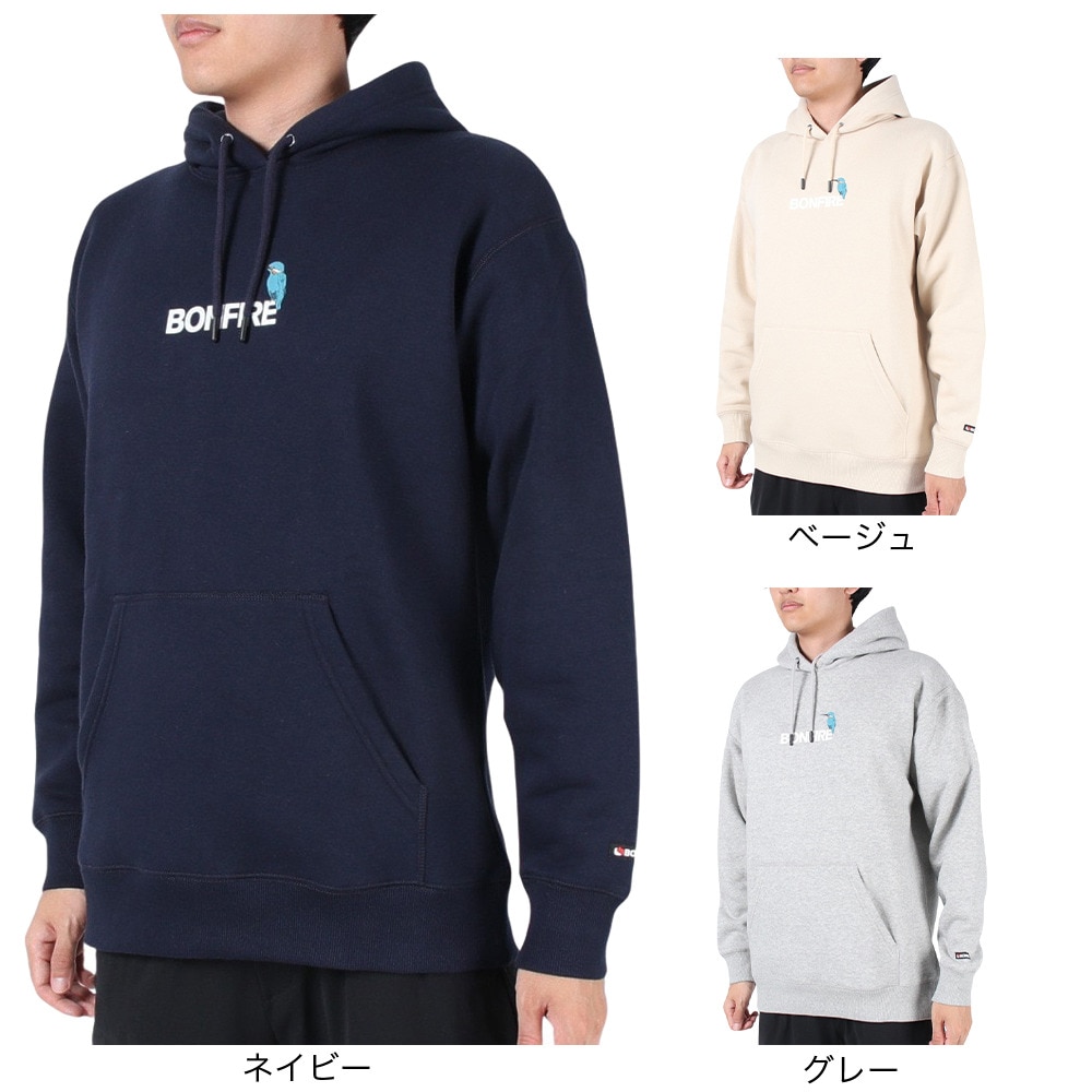 ボンファイア（Bonfire）（メンズ）FLIGHT FLEECE フーディ 50BNF3FCD2289 NVY